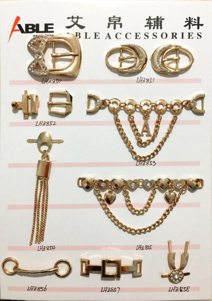 Buy cheap Custom Factory Price Nickle Free Metal Zinc Alloy Shoe Chain Buckle For Men from wholesalers
