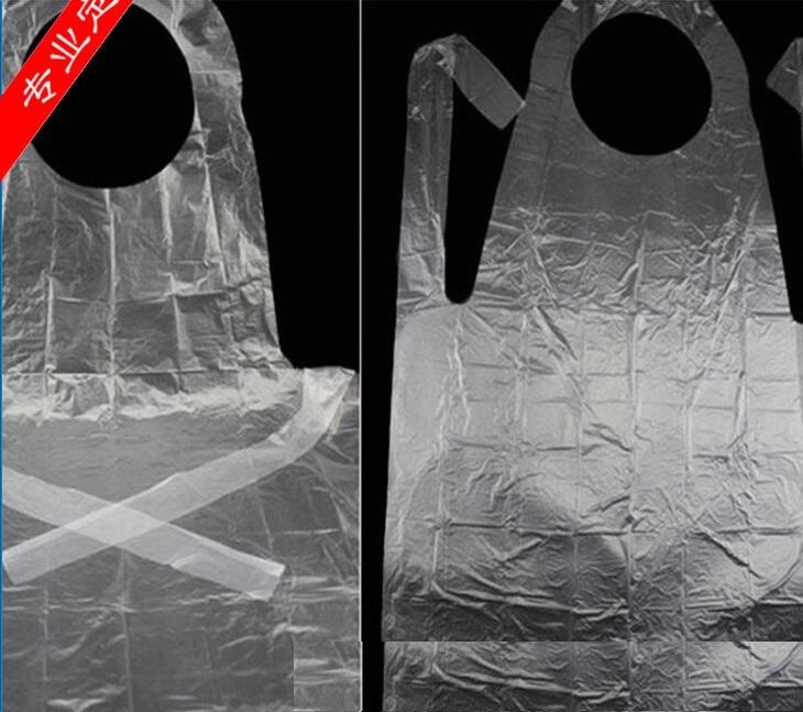 Disposable CPE plastic gown/Plastic coat Elastic cuff/Thumb Cuff,disposable hospital CPE isolation gown /protection gown