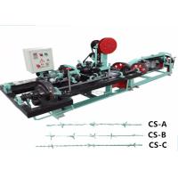 Buy cheap Durable Fencing Wire Manufacturing Machine , High Standard Barbed Wire Machine product