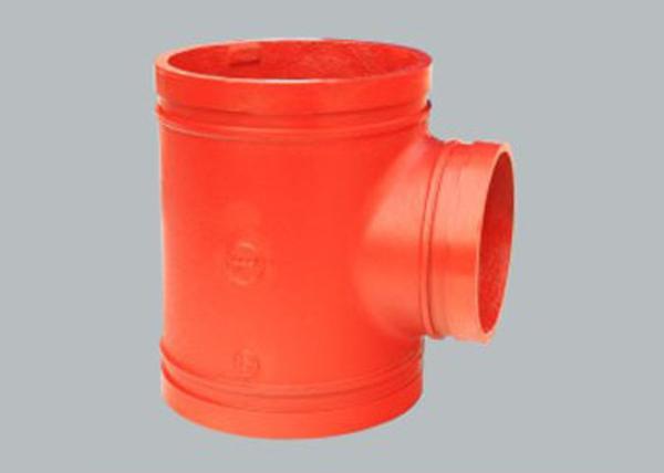 Buy cheap Pn16 Joints Tee Grooved Pipe Fitting DN1200 1200psi With SS304 Housing from wholesalers