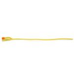 Yellow 16 Fr Catheter Drainage Tube 400mm 16 French Foley Catheter