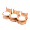 Buy cheap Wooden Cat Bowl Ceramic For Protecting Cervical Spine from wholesalers