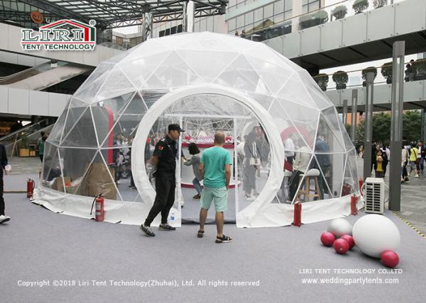 Buy cheap 15m Diameter Geodesic Dome Event Tent 177m2 Product Launch Showroom from wholesalers