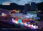 15x 15 Meter Transparent Marquee Tent With Glass Walls And Roof For 200 People
