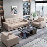 Modern Office Furniture Customized Leather Sofa Set Chinese Style Contemporary 2