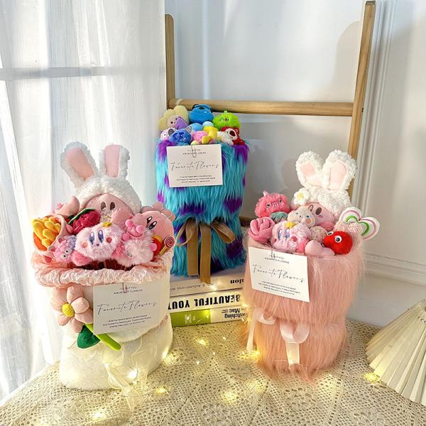 Buy cheap Celebrate Chinese Valentine's Day with Plush Doll Bouquet Creative Girlfriend Gift in Multiple Colors from wholesalers