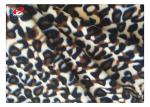 100 Polyester Home Textile Velboa Fabric 220gsm Animal Printing