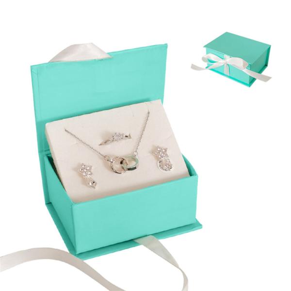 Buy cheap EVA Sponge Inlay Luxury Magnetic Jewelry Box For Ring Necklace from wholesalers