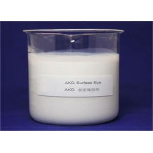 Buy cheap 2-4pH White Papermaking Chemicals AKD Surface Sizing Agent Electropositive product