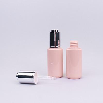 Empty 60ml PETG Dropper Bottle Pink Little Dropper Bottles With Press Top
