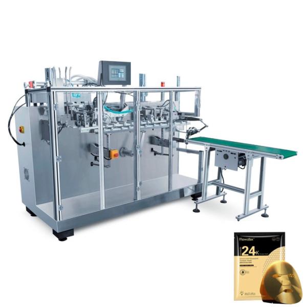 Quality Semi Automatic Facial Mask Folding &amp; Sealing Pack Machine For Cosmetics Factory for sale