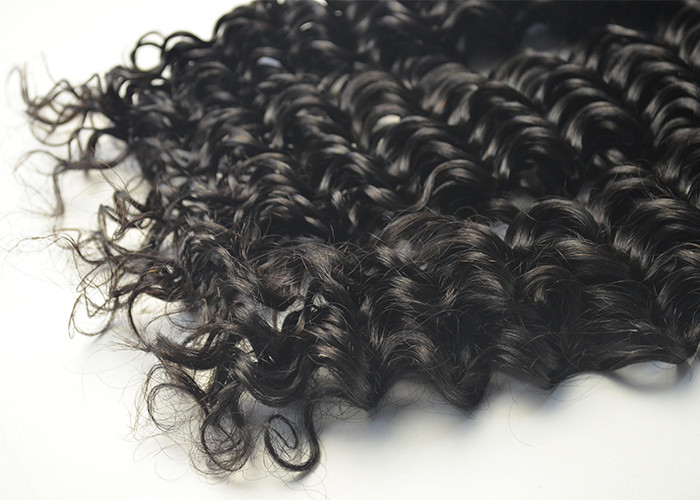 Unprocessed 100 Virgin Human Hair Extensions Peruvian Deep Wave Hair