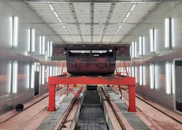 Buy cheap Heavy Tank Spray Booth Electric Trollley For Spray Painting Line from wholesalers