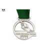 Buy cheap Marathon Personalized Metal Zinc Alloy Silver Plated Cut Out Logo Custom Medal Awards from wholesalers