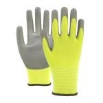 Breathable Gardening Gloves 13 Gauge Polyester PU Palm Coated Gloves For