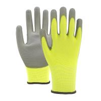 Buy cheap PU Coated Oil Resistant Mechanic Gloves , Washable Breathable Garden Gloves product