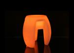 Outdoor Colorful LED Illuminated Furniture Led Triangular Stool 80000h Life Time