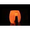 Buy cheap Outdoor Colorful LED Illuminated Furniture Led Triangular Stool 80000h Life Time from wholesalers