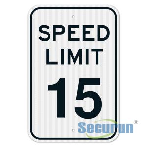 Buy cheap ODM HIP Reflective Speed Limit 15 55 Mph Sign for Outdoor from wholesalers
