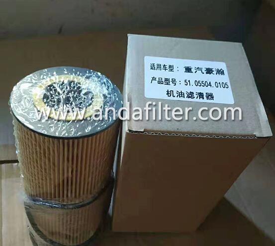 Buy cheap High Quality Oil filter For Sinotruck 51.05504.0105 from wholesalers
