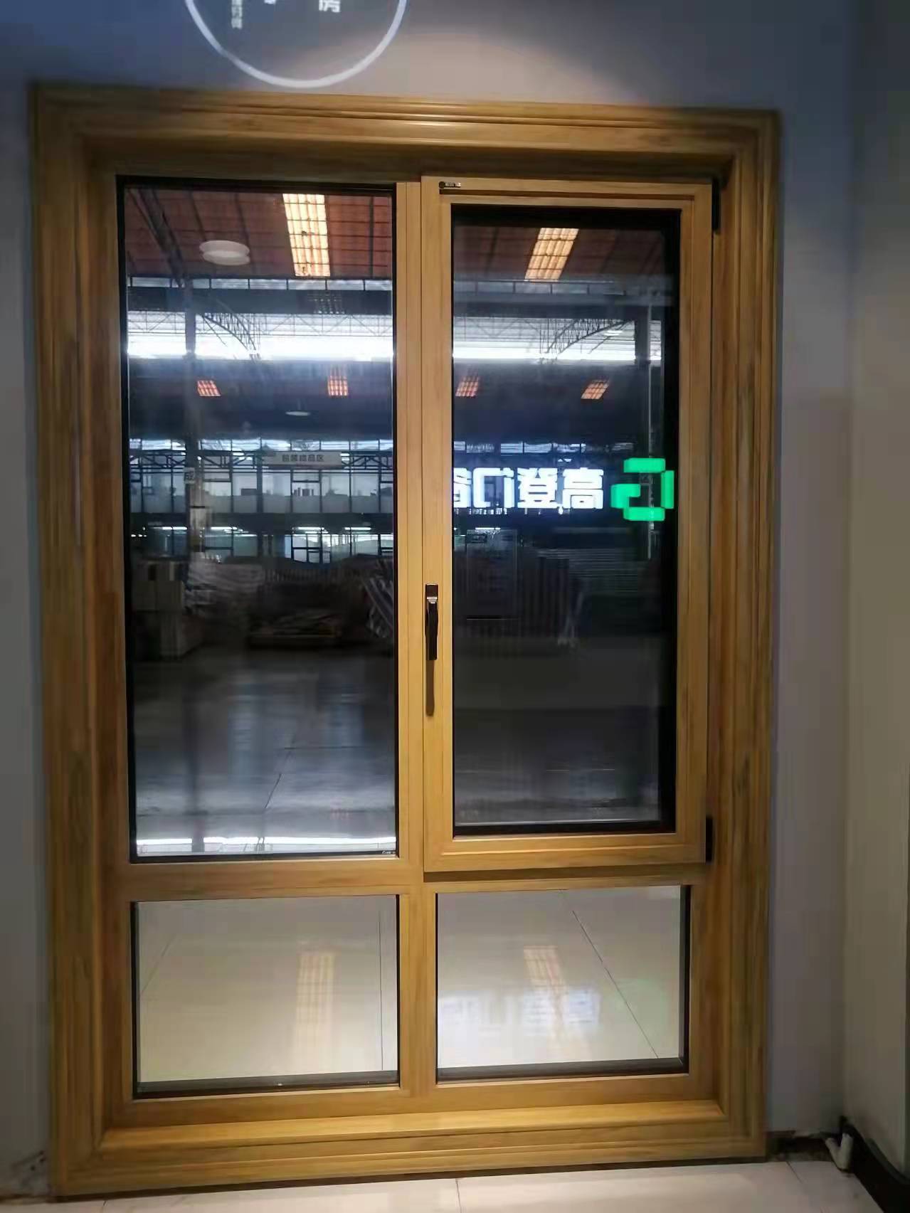 1.4mm 1.6mm Commercial Aluminum Casement Windows 5mm+12A+5mm
