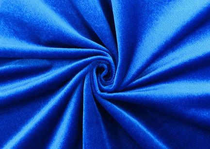 Buy cheap 200GSM Soft 100% Polyester Velvet Fabric For Home Textile Royal Blue Color from wholesalers
