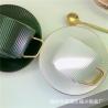 Buy cheap European Style Striped Ceramic Coffee Cup Afternoon Tea Set With Spoon And Saucer ceramic coffee tea cups saucers set from wholesalers