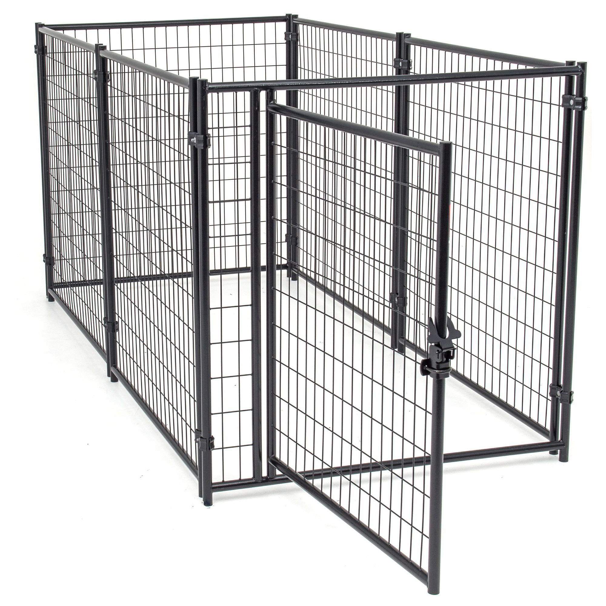 Attractive Large Heavy Duty Dog Run Outdoor Galvanised With 8cm Gap Vertical Bars
