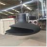 Buy cheap Contemporary 600mm Black Hotel Suspended and Hanging Wood Burning Fireplace from wholesalers