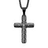 Buy cheap Men's and Women's Stainless Steel Cross Necklace with Lord's Prayer Pendant 2 Color Variations from wholesalers