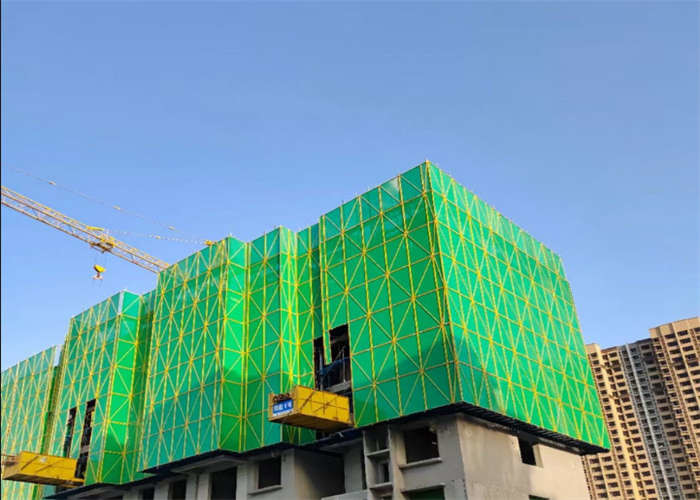 Powder Coated Perforated Construction Safety Screens For High Rise Building