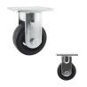 Buy cheap 4 Inch Wheel 180kg Capacity Heavy Duty Casters Iron Rubber Rigid Plate from wholesalers