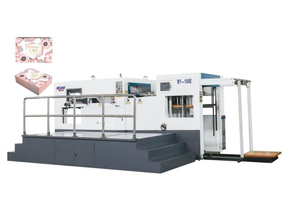 JIGUO MY-1080E Automatic Die Cutting Machine Die Cutting Precision ± 0.1mm Tatal