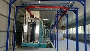 13KW Spray Coating Line 3Hp Water Chilling Power For Zinc Flake Paints DX 3
