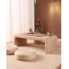 Buy cheap The Cane Makes Up Tea Table Natural Straw Woven Floor Table Natural fiber Window Table from wholesalers