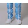 Buy cheap PU Buckle Leather Anti Static Shoes Blue Color PVC Cleanroom Boots from wholesalers
