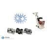 Buy cheap Husqvarna Mini Planer Concrete Scarifier CG 200S Accessories, 12 Points Hardened Steel Cutters Beam Cutters from wholesalers