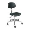 Buy cheap Black Laboratory 430 X 400mm Chrome Plating Feet ESD Chairs from wholesalers