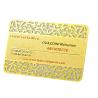 Buy cheap Vip Rose Gold Metal Business Cards Custom Engraved Golden Plated Advertisementing from wholesalers