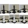 Buy cheap Giant Size Black And White Store Window Decorations Fiberglass Chess Set from wholesalers