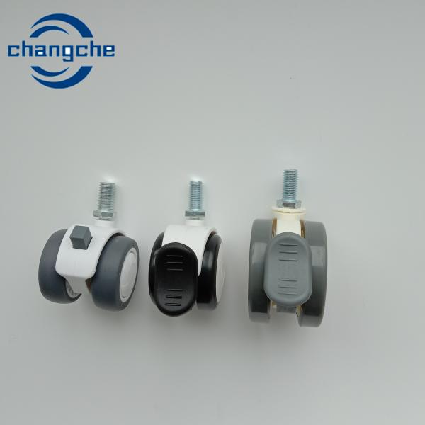 Threaded Stem Heavy Duty Trolley Wheels Rotation Casters For Medical Application