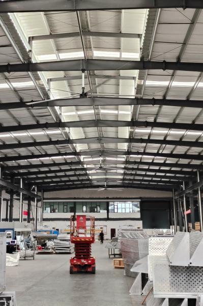 Buy cheap 2.5M To 7.3M Ceiling Mounted PMSM Fans For Industrial / Commercial Ventilation from wholesalers