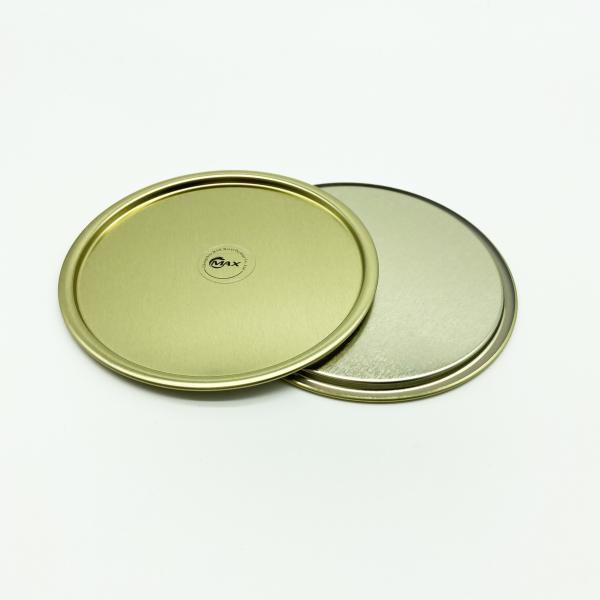 Quality Food Cans Standard Bottoms lids, Customized Colors BPA FREE, Round shape Flat lids for sale