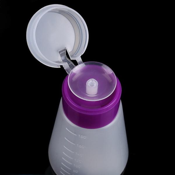 Buy cheap 180ml Pp Nail Polish Bottle With Plastic Dispenser Pump 30ml - 500ml Volume from wholesalers