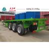 Buy cheap Carbon Steel Q345B 40 Foot Flatbed Trailer With Germany Type Axle For Zambia from wholesalers