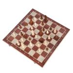 Upgraded Wooden Chess Board Game Set, Crafted Chesspiece ans Storage Slots for