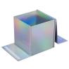Buy cheap Collapsible Crate Storage Box Square Collapsible Wig Magnetic Box With Ribbon from wholesalers