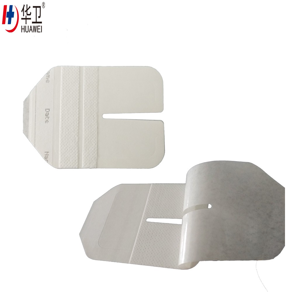 Clinic and Hospital material, PU film medical i.v. catheter fixing dressing 7*8.5cm