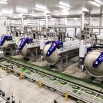 Vertical Continuous Crateless Canning Sterilization Retort System Automated