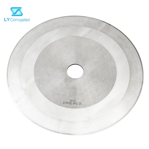 Tungsten Carbide Circular Roll Cutting Blades For Tissue Paper Tape Film Rubber